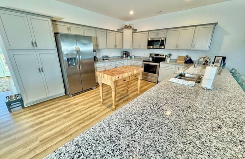 Cedar Point House | Pet-Friendly Waterfront Home – Deep Water Dock, Boat Lift & Fire Pit!