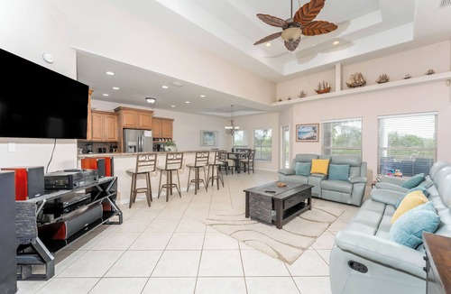 Laguna Vista House | Poolside Bliss/fenced yard/water views/golf/pickleball/pets/tennis/extended stay