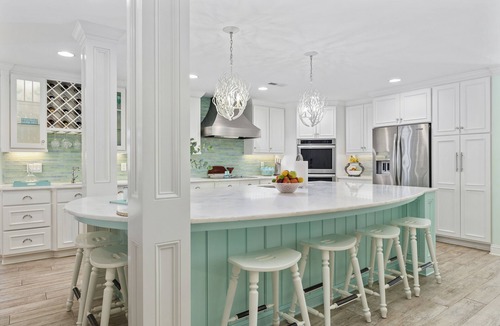 Inlet Harbour House | Pop-a-Cork: Waterfront home, pool, private beach + gated community!