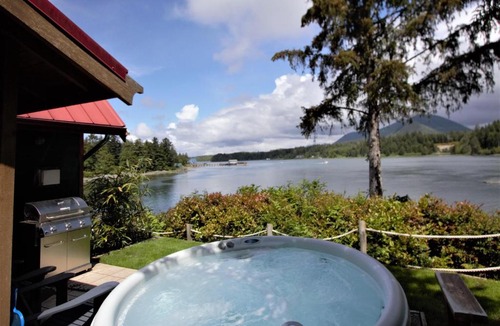 Ucluelet House | Private Oceanfront Cabin With Hot Tub Doc Holiday Cabin