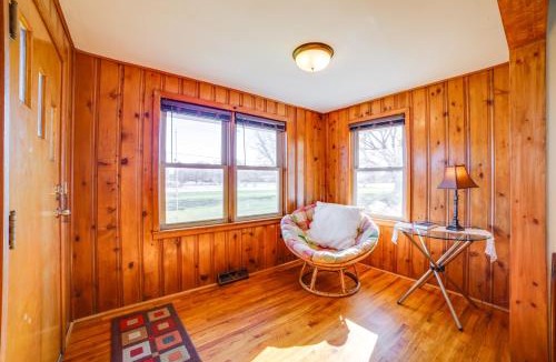 Tefft House | Private Patios and Sunset Views Francesville Home