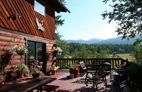 Martin City House | Ranch close to Glacier; open views/mtns/meadows/creek/trails; wildlife; barns