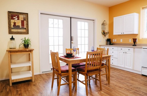 Coeur d'Alene Apartment | Relax in beautiful mountain serenity while planning your local adventures.