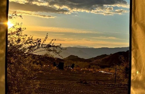 Nelson RV Rental | Remote Expansive Tented Cabin Incredible for a Glamping Experience in Nevada
