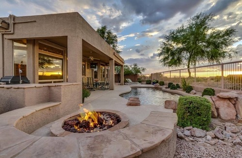 Las Sendas House | Resort home On golf course with heated pool/Jacuzzi, out door tv & City views
