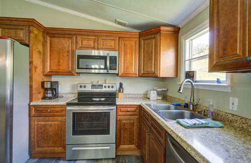 Mendota House | Riverfront Cattle Farm Home in the Mountains