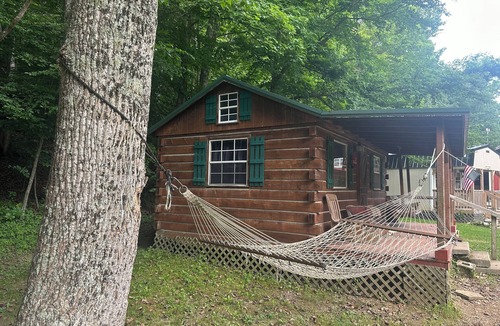 Gnaw Bone Cabin | Rustic cabin in Nashville, Indiana offering a cozy camping experience