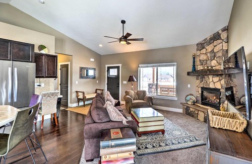 Columbia Falls House | Rustic Glacier Gem with Patio, Fire Pit and Mtn Views!