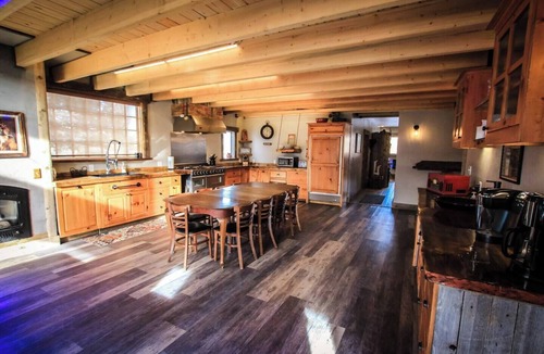 Dubois Apartment | Rustic Mountain Modern Retreat from vacant restaurant to cozy mountain lodge