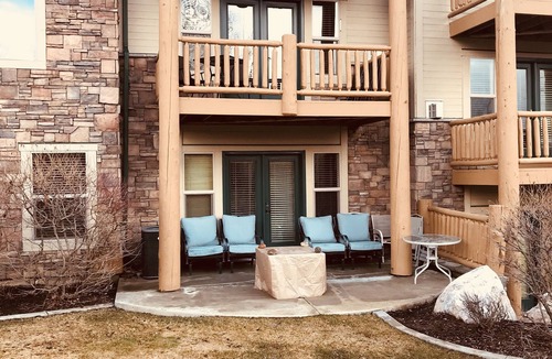 Eden Condo | Scenic Escape! King Bed Suite + Fire Pit + Pool + Hot Tub + Family Friendly