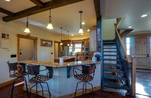 North Meadow Creek House | Scenic Mountain Cabin with Creekside Deck & Outdoor Fireplace near North Meadow Creek, Montana