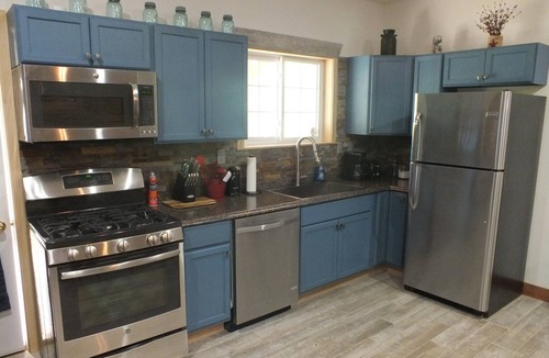 Peebles Cabin | Secluded Cabin in Amish Country! Relax by the Pond & Firepit on 6 Private Acres!