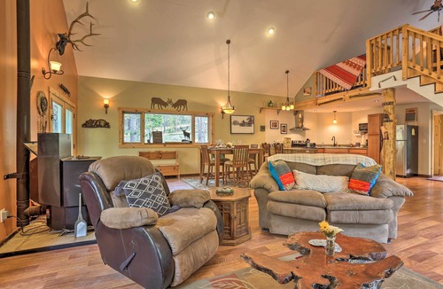 Casper Cabin | Secluded Casper Mtn Cabin: Fire Pit, 12 Mi to Town