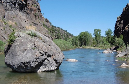 Cascade Cabin | Secluded Log Cabin on 3/4 Miles of Dearborn River, 72-acres to Roam