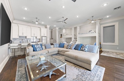 The Shores House | Serenity by the Sea, a spectacular 3 bedroom with bunk room, private pool.