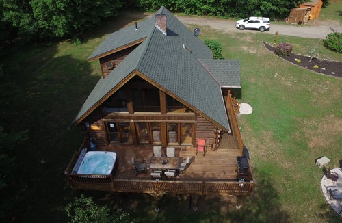 Charlemont Cabin | Sfa Lodge Log Cabin 4 Bd - 2 Ba Nestled In The Woods 5 Mins From Berkshire East