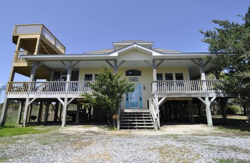Ocracoke House | Sisters: Experience marsh and canal views, great for bird watching.