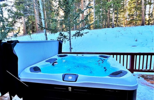 Peak 8 Ski Chalet | Ski In-Out to 4 Oclock Run Breck! Private Hot Tub