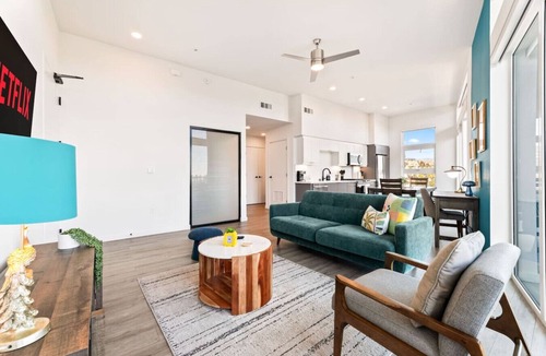 Downtown Los Angeles Apartment | Skyline Luxe, Downtown LA, Epic Rooftop Views, Walk to Dodger Stadium