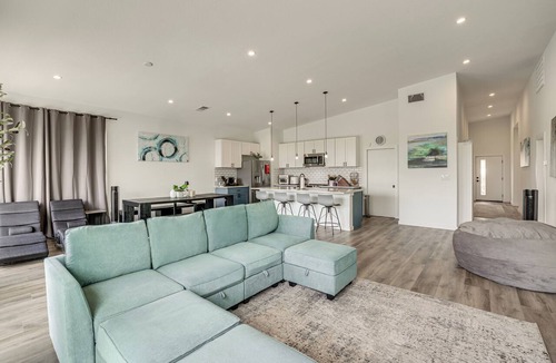 Fischer House | Sleek Home w/Pool Overlooking Canyon Lake!