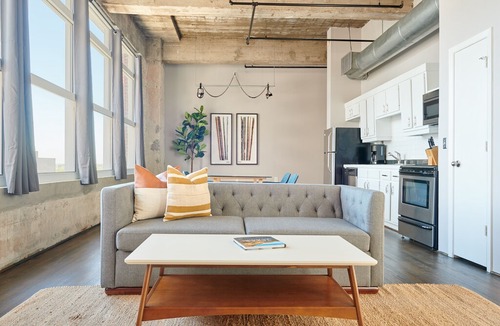 Theater District Apartment | Sonder | The Hogg Palace | Beautiful 1BR + Gym