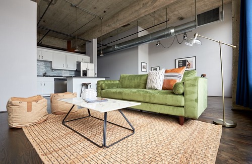 Theater District Apartment | Sonder | The Hogg Palace | Sunny 1BR + Gym