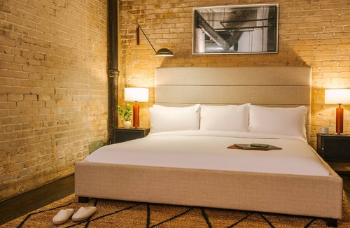 Theater District Apartment | Sonder The Hogg Palace | Stellar Lofted Two-Bedroom Apartment