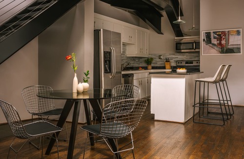 Theater District Apartment | Sonder The Hogg Palace | Stellar Lofted Two-Bedroom Apartment