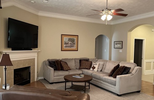 Walden on Lake Conroe House | Spacious home w/private pool/ fenced back yard.