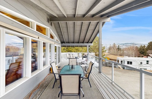 Chelan House | Spacious Home with Incredible Lake Views, Big Deck, & Private Hot Tub