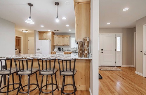 Idaho Falls House | Spacious Retreat: Hot Tub, Game Room & Theater!