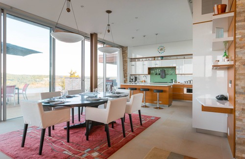 Town of Lloyd House | Splendid Isolation: Private Luxury. Breathtaking Modern Villa On Hudson Bluffs.