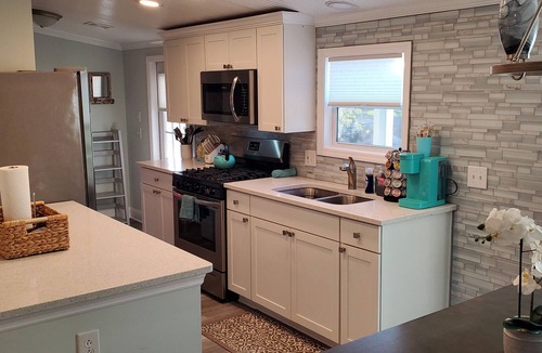 Butler Beach Cottage | St Augustine waterfront home on canal w/private dock, walk to beach!