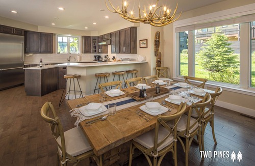 Big Sky House | Stunning and Spacious Mid-Century Town Center Home! Private Patio with Hot Tub!
