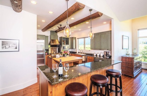 Big Sky Meadow Village House | Stunning Crail Ranch Townhome Cross-County Ski out of the Backyard
