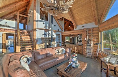 Driggs House | Stunning Driggs Retreat with Private Hot Tub and Pond!