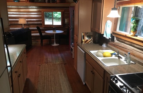 Sagle Cabin | Stylish Cabin in 12 Acres of Private Forest