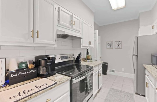 Columbia Condo | Stylish King Retreat Near 5 Points with Patio