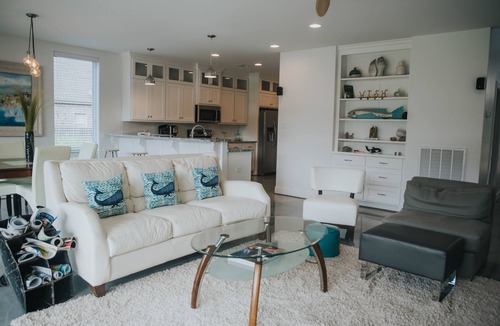 Mid America House | Stylish Lakefront Home - Serene Summer Views and Private Waterfront Access