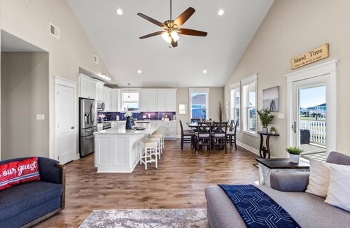 Indian Beach House | Sunset Serenity:Water Views! 2 King beds, Bunk Room, Ping Pong, Corn hole