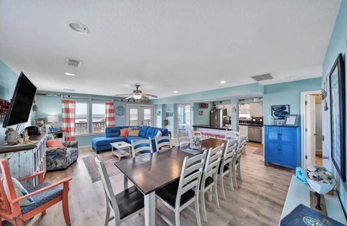 San Luis Beach House | Surfside SeaEsta - BEACHFRONT house with PRIVATE walkway and FOUR decks