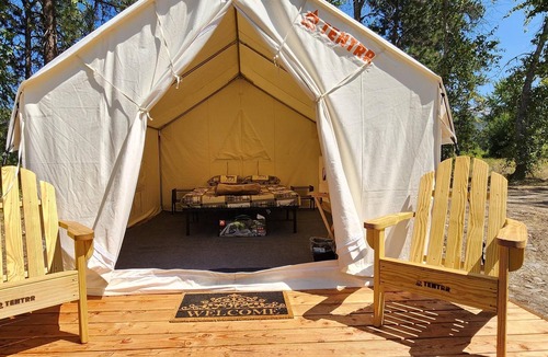 Clinton RV Rental | Tentrr Signature Site - B4mc River Ranch - The Cottonwoods