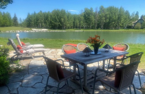 Teton Pines House | Teton Pines August '25 Monthly rental only - on Signature 16th pond side hole!