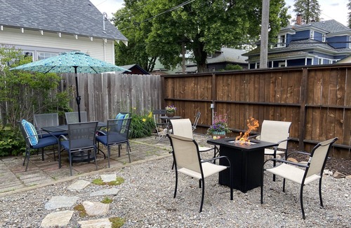 Garden District House | The Blue Gable Downtown CDA. Hot Tub, Home Theater, Game Room, 2 King Beds!