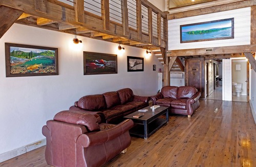 Twin Bridges House | The Bokonon is a unique space in Twin Bridges. Art gallery style.