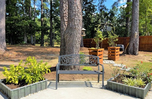 Sumter House | The Garden Getaway near SHAW AFBn