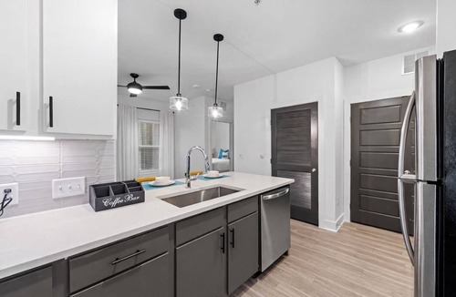 Frisco Apartment | The Solara Suite | Designer 1BR | Pool & Gym Wi-Fi