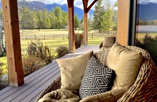Bigfork House | The "Wandering Coyote" riverfront home located on the Swan River in Bigfork, MT.