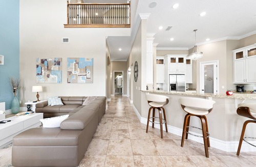 Reunion House | Themed Games Room | Kids Bedrooms | Private Pool with Summer Kitchen | Golf Course Views