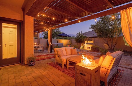 Gilbert House | Thoughtfully Curated Gilbert Home Hot Tub Office Backyard Oasis